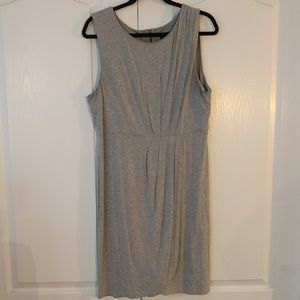 Pleated knit dress